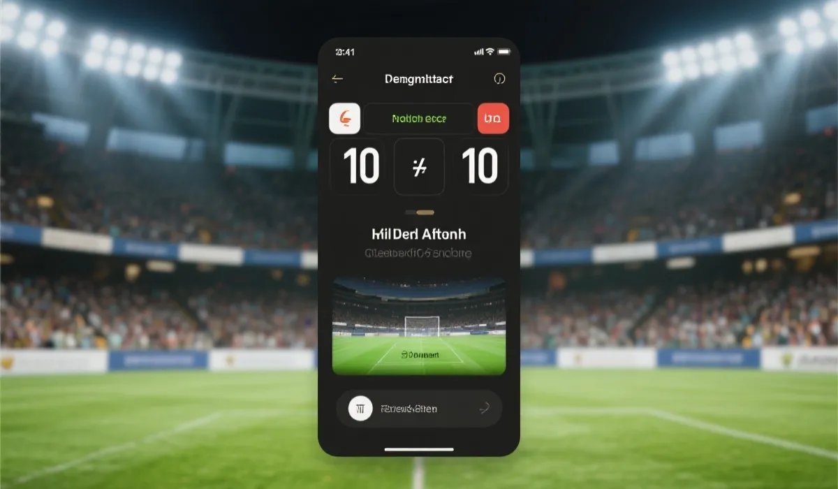 赛事比分与赔率小部件示意